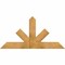 Ekena Millwork Saratoga Rough Sawn Timber Gable Bracket, Western Red Cedar, 60"W x 30"H x 4"D x 6"F, 12/12 Pitch GBW060X30X0406SAR00RWR - alternate 1